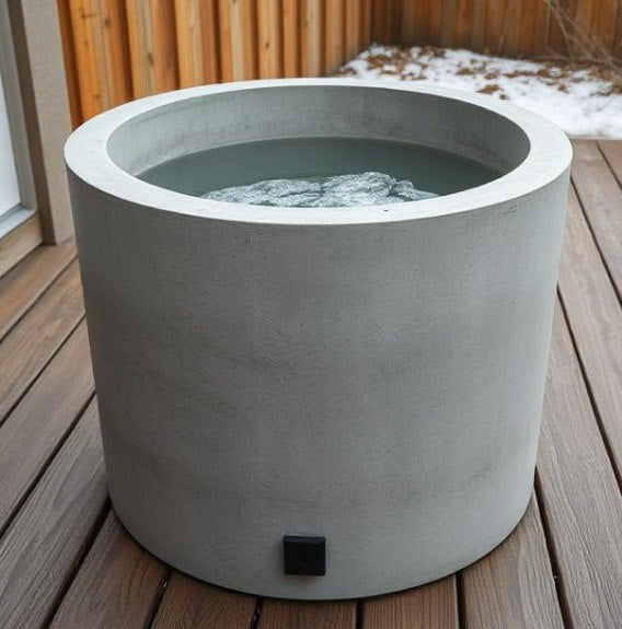 Industrial Concrete Ice Bath